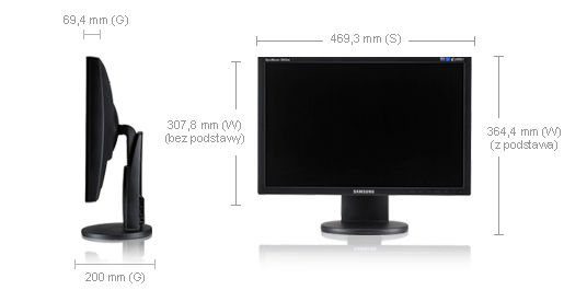 SAMSUNG 2043BW - sprzęt poleasingowy 
