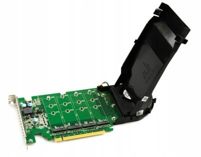 Adapter 4 x NVMe M.2 do PCIe x16 / wysoki profil / Dell DPWC400 | 80G5N | 080G5N