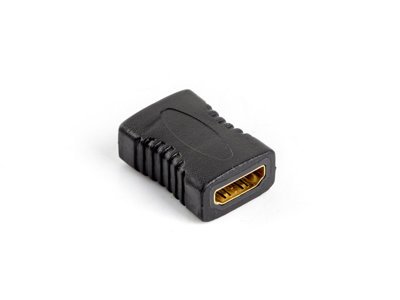 Adapter Przejściówka HDMI-A (F) -> HDMI-A (F) Lanberg AD-0018-BK