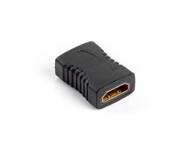 Adapter Przejściówka HDMI-A (F) -> HDMI-A (F) Lanberg AD-0018-BK