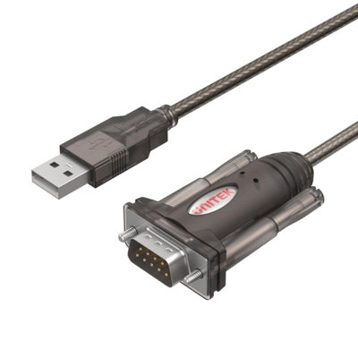 Adapter Przejściówka USB do RS-232 Unitek Y-105A + Adapter DB9F do DB525M