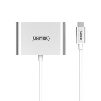 Adapter Przejściówka Unitek Y-V100SL USB 3.1 Typu C -> HDMI, VGA