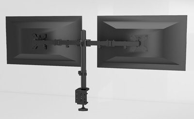 Biurkowy uchwyt na dwa monitory Vetouson VX-172