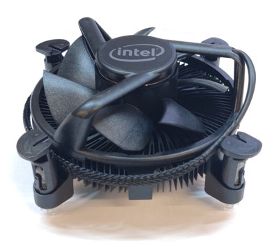 Chłodzenie BOX OEM do procesorów Intel 10-generacji / Socket 1200 / aktywne / 4 pin / czarny