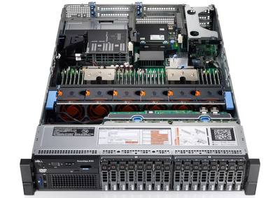 DELL PowerEdge R720 2 x Xeon E5-2640 2,5 GHz / 32 GB / 8x3,5”, H710 / 2U / szyny / 2 x zasilacz / iDRAC7 ENTERPRISE