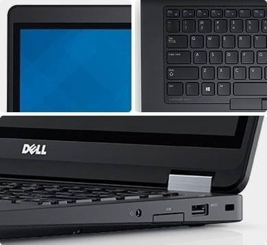 Dell Latitude E5470 Core i5 6300HQ (6-gen.) 2,3 GHz / 16 GB / 480 SSD / 14'' FullHD, dotyk / Win 10 Prof. (Update)