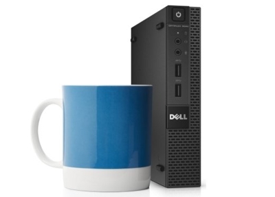 Dell Optiplex 3020m Tiny Intel Pentium G3240T 2,7 GHz / 4 GB / 500 GB / Win 10 Prof. (Update)