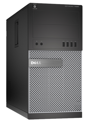 Dell Optiplex 7020 Tower Core i5 4570 (4-gen.) 3,2 GHz / 16 GB / 240 SSD / DVD / Win 10 Prof. (Update)
