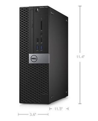 Dell Optiplex 7040 SFF Core i7 6700 (6-gen.) 3,4 GHz / 16 GB / 480 SSD / Win 10 Prof. (Update)