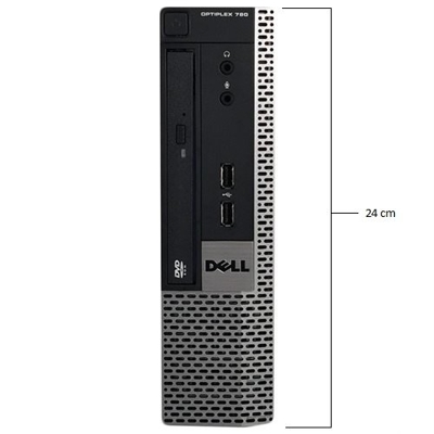 Dell Optiplex 780 USFF DualCore 3,0 GHz / 4 GB / 120 SSD / DVD / Win 10 Prof. (Update)