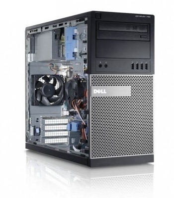 Dell Optiplex 790 Tower Core i5 2400 (2-gen.) 3,1 GHz / 4 GB / 120 SSD / DVD / Win 10 Prof. (Update)