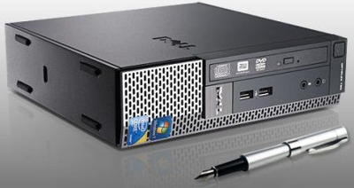 Dell Optiplex 790 USFF Core i3 2100 (2-gen.) 3,1 GHz / 8 GB / 120 SSD / DVD / Win 10 Prof. (Update) Pro