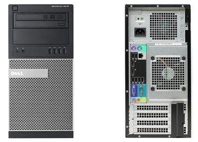 Dell Optiplex 9010 Tower Core i7 3770 (3-gen.) 3,4 GHz / 8 GB / 120 SSD / Win 10 (Update)