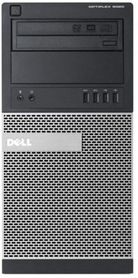 Dell Optiplex 9020 Tower Core i5 4570 (4-gen.) 3,2 GHz / 16 GB / 240 GB SSD + 500 HDD / DVD / Win 10 Prof. (Update) + GTX 1660