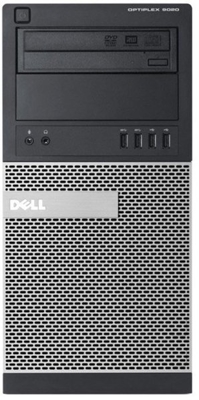 Dell Optiplex 9020 Tower Core i5 4570 (4-gen.) 3,2 GHz / 16 GB / 480 GB SSD / Win 10 Prof. (Update)