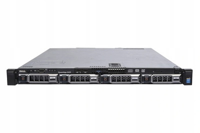 Dell PowerEdge R430 1 x Xeon E5-2630 v3 2,4 GHz / 16 GB / 4 x 3,5’’ / kontroler H330 / 2 x zasilacz / szyny / iDRAC8 ENTERPRISE