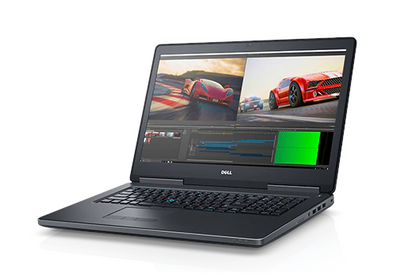 Dell Precision 7720 Core i7 6820HQ (6-gen.) 2,7 GHz / 16 GB / 240 SSD / 17,3'' FullHD / Win 10 Prof. (Update) + Nvidia Quadro P5000M