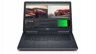 Dell Precision 7720 Core i7 6820HQ (6-gen.) 2,7 GHz / 16 GB / 480 SSD / 17,3'' FullHD / Win 10 Prof. + Quadro P5000M