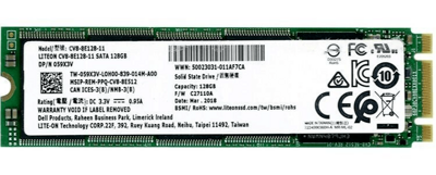 Dysk SSD / Lite-On CV8-8E128-11 / 128 GB / M.2 SATA