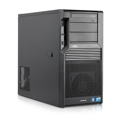 Fujitsu-Siemens Celsius R570-2 Tower Xeon L5640 (i7) 2,26 GHz (6 rdzeni) / 8 GB / 240 SSD / DVD / Win 10 Prof. (Update) + GTX 1060