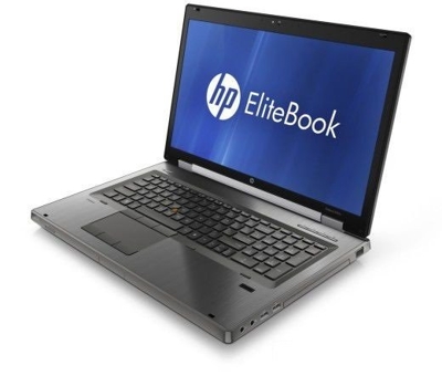 HP EliteBook 8760w Core i7 2820QM (2-gen.) 2,3 GHz / 8 GB / 120 GB SSD /  DVD-RW / 17'' / Win 10 Prof. (Update) + Quadro 3000M