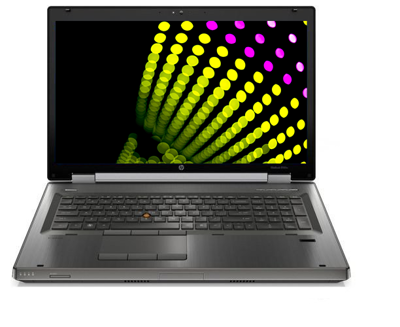 HP EliteBook 8770w Core i7 3520M (3-gen.) 2,9 GHz / 8 GB / 120 SSD / 17,3'' / Win 10 Prof. (Update) + Quadro K5000M