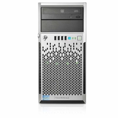 HP ProLiant ML310e gen.8 Xeon E3-1220 v3 3,1 GHz / 16 GB / 2 x 480 SSD / DVD / 2 x zasilacz / RAID P420