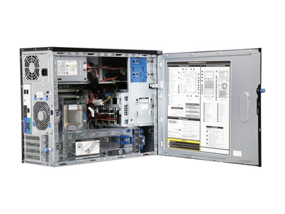 HP ProLiant ML310e gen.8 Xeon E3-1220 v3 3,1 GHz / 16 GB / 2 x 480 SSD / DVD / 2 x zasilacz / RAID P420