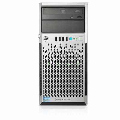 HP ProLiant ML310e gen.8 Xeon E3-1220 v3 3,1 GHz / 8 GB / 2 x 1 TB WD Red / DVD / 2 x zasilacz / RAID P420