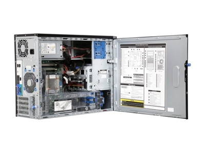 HP ProLiant ML310e gen.8 Xeon E3-1220 v3 3,1 GHz / 8 GB / 2 x 240 SSD / DVD / 2 x zasilacz / RAID P420