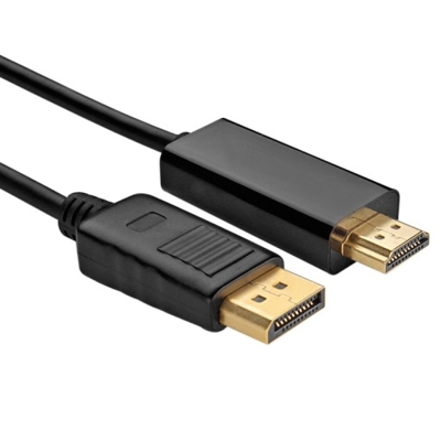 Kabel, DP do HDMI 1,8m, Lanberg