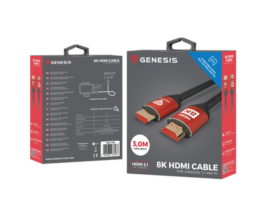 Kabel, HDMI 3m, Genesis 8K NKA-1993