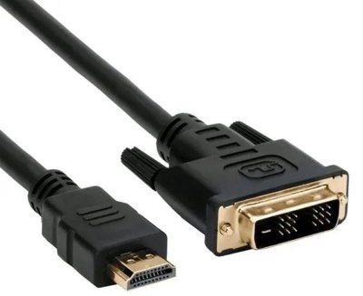 Kabel Lanberg HDMI - DVI-D pozłacany / 10 m