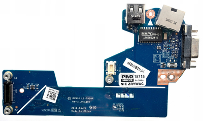 Moduł VGA, USB, LAN do Dell Latitude E5530