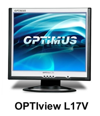 Monitor LCD Optimus Optiview L17V, 17 cali