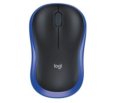 Mysz optyczna bezprzewodowa Logitech M185, niebieska