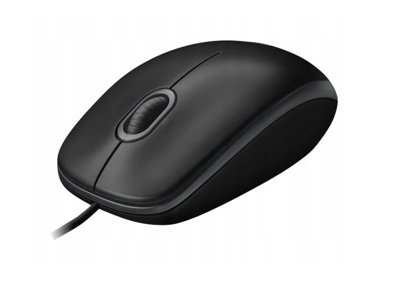 Mysz optyczna przewodowa Logitech  B100 (USB)