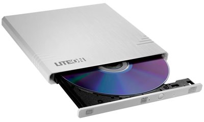 Nagrywarka zewnętrzna LiteOn eBAU108-Ultra Slender DVD x8  BIAŁA