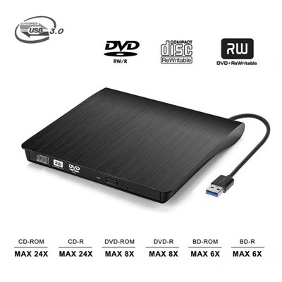 Nowy zewnętrzny napęd DVD-RW ECD819-SU3 Slim USB 3.0 (nagrywarka)