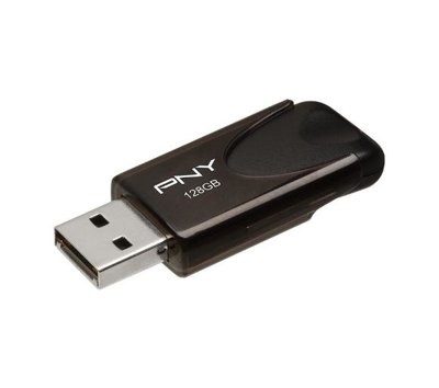 Pendrive PNY Attache 4 USB 2.0 128GB, czarny