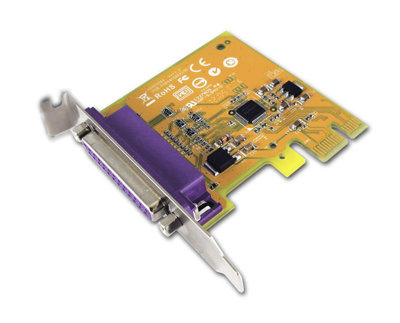 Poleasingowy kontroler 1 x LPT (IEEE1284) PAR6408A / Sunix SUN2212 / PCI-e x1 / niski profil