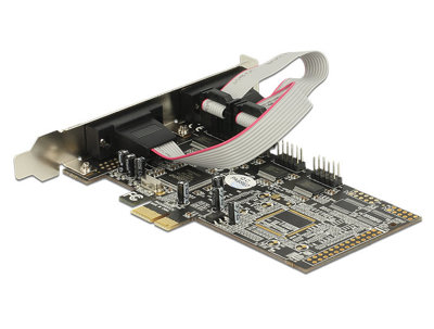 Poleasingowy kontroler 2 x COM RS-232 PCI-E / wysoki profil