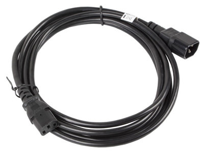 Przedłużacz kabla zasilającego Lanberg IEC 320 C13 - C14 3m