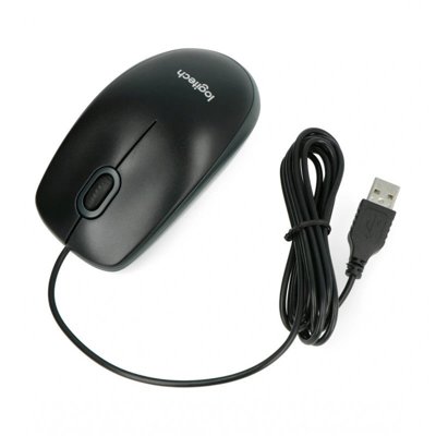 Zestaw przewodowy Logitech klawiatura K120 + mysz optyczna B100 (USB)